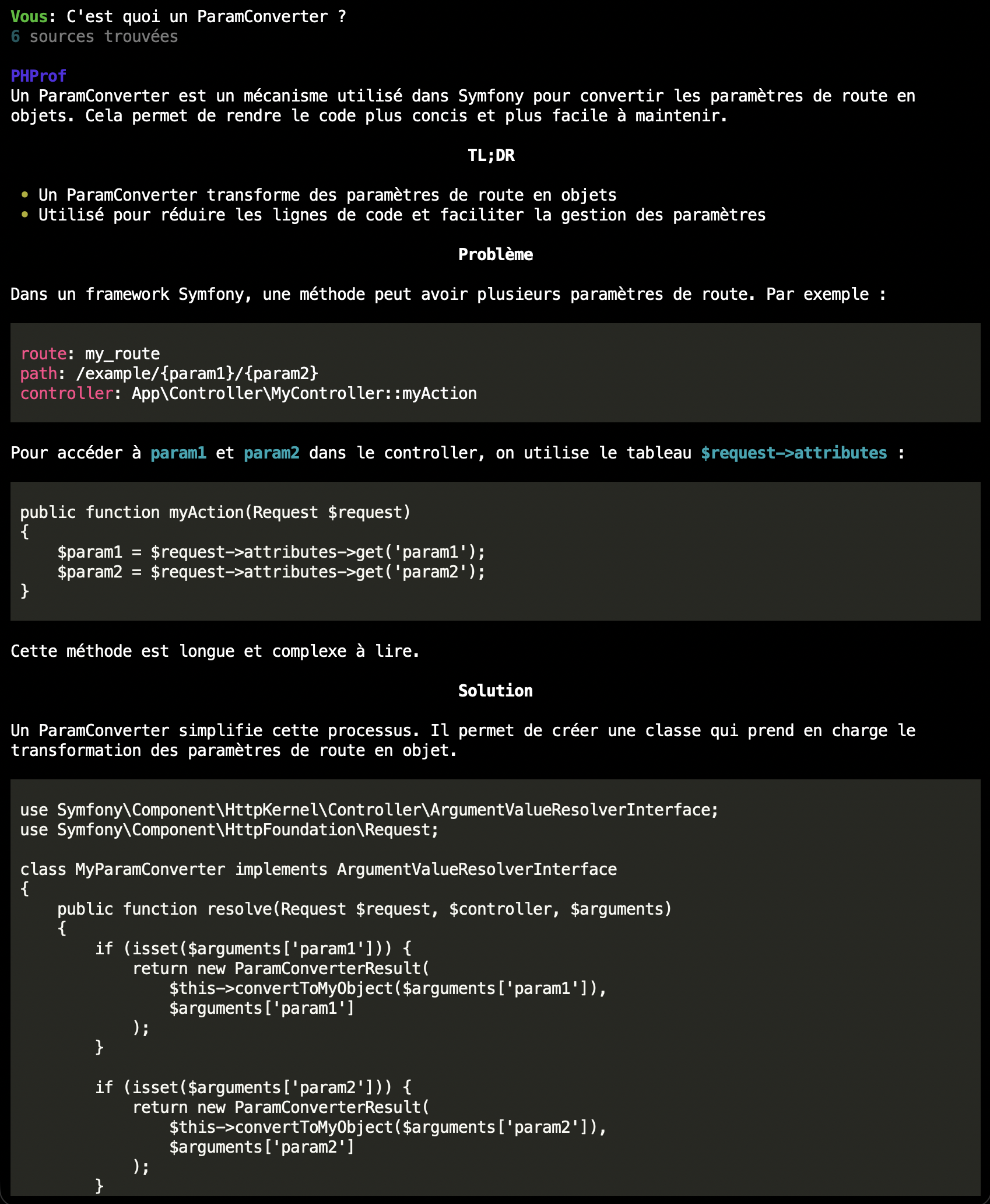 Question Symfony Controllers